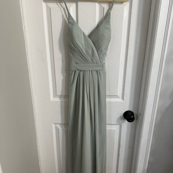 Tulle and Chantilly - TBQP426 Bridesmaid Dress in Size 4 and Color Deep Sea - Picture 4 of 6